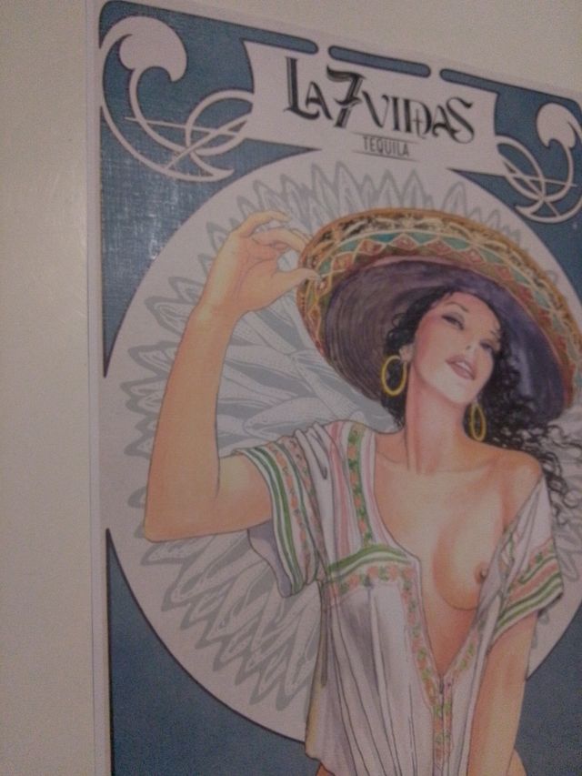 Poster La 7 Vidas Tequila - Manara per J.Rose