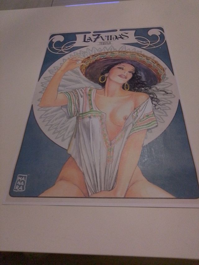 Poster La 7 Vidas Tequila - Manara per J.Rose