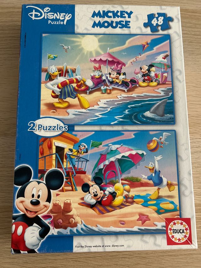 Pack 2 Puzzles Mickey Mouse 48 piezas