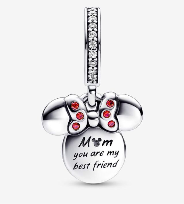 Charm Colgante Doble Silueta Minnie