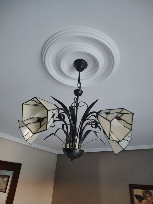 Lámpara techo 3 piezas vintage