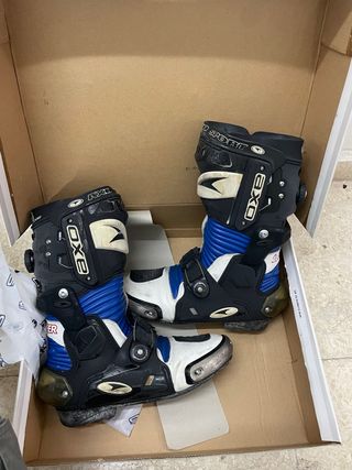 Botas moto AXO Lancer - Talla 42
color azul