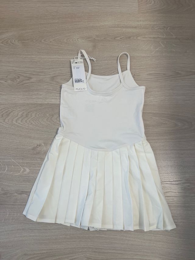 Vestido tenis niña crema 10-12, H&M nuevo