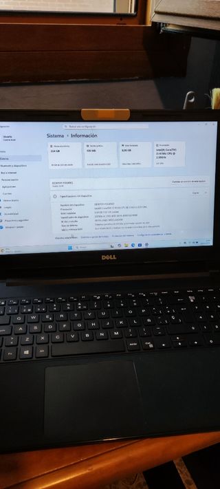 Portátil Dell Vostro 3578 negro