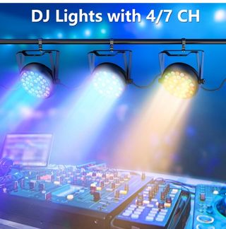 Luz LED PAR 36 RGB - Rtktoup