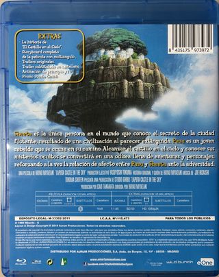 Blu-ray El Castillo en el Cielo