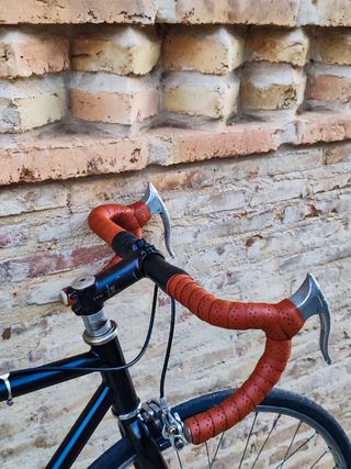 Bicicleta Fixie recién montada