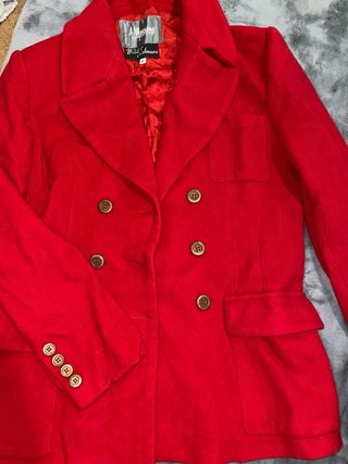 Gabardina roja A. Mariano - Talla S