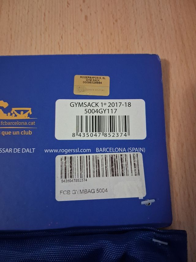Mochila Gimnasio FC Barcelona