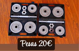Pesas 2x2.5kg - Mancuernas