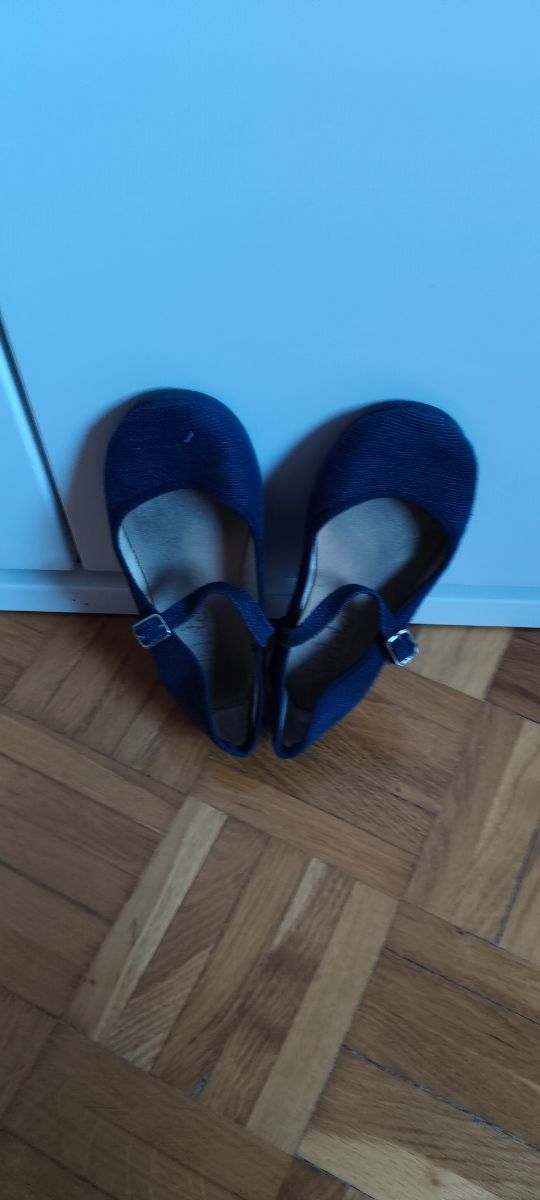 Merceditas niña Tokolate azules