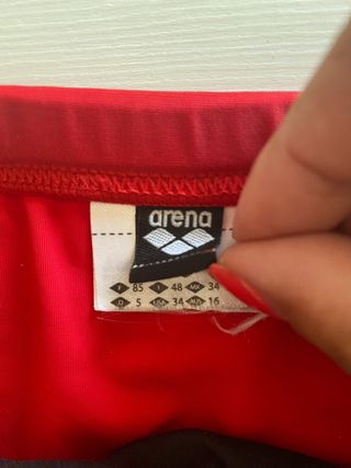 Costume da bagno Arena rosso