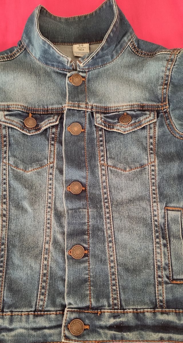 Chaqueta vaquera niña 5-6 años