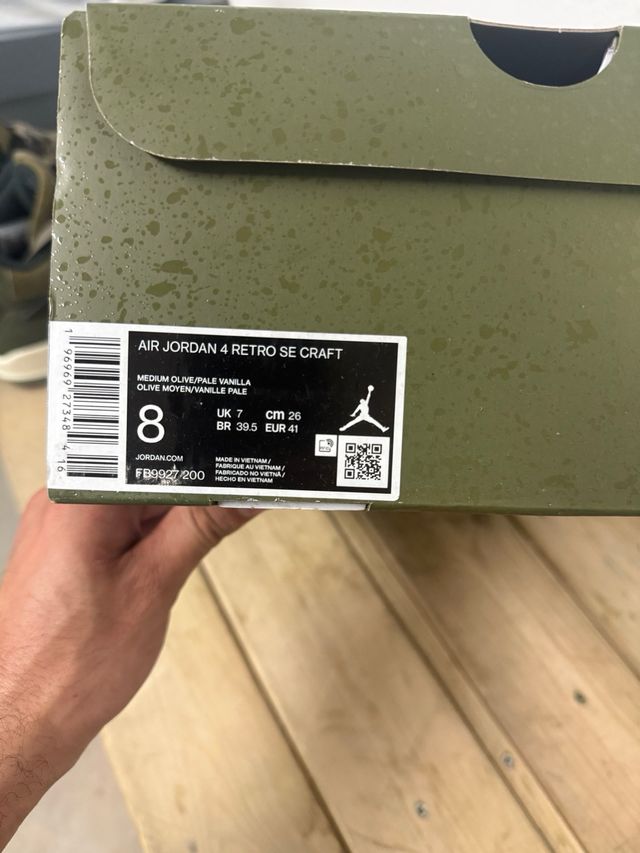 Zapatillas Jordan 4 SE Craft - Talla 41