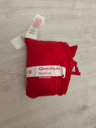 Chubasquero Quechua rojo M/L