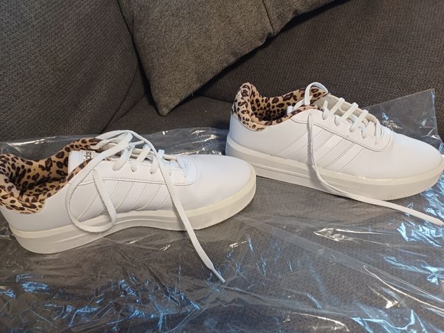 Zapatillas Adidas Court Platform CLN Blancas