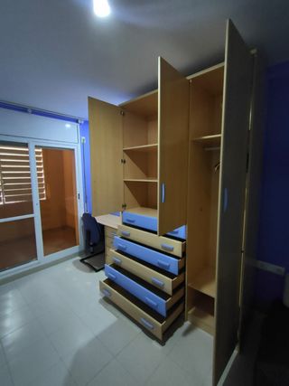 Armario ropero 3 puertas + escritorio