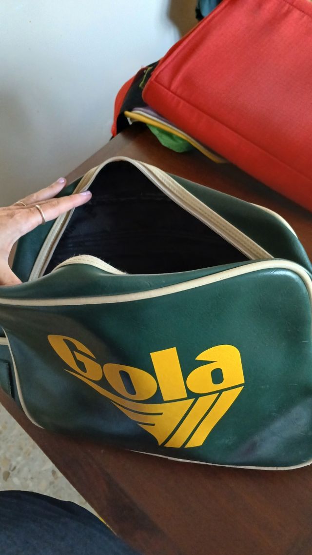 Bolso bandolera Gola verde-amarillo