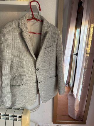 Blazer cruzado de lana