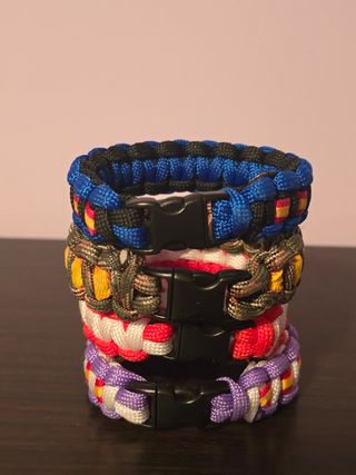 Pulseras paracord - 4 unidades