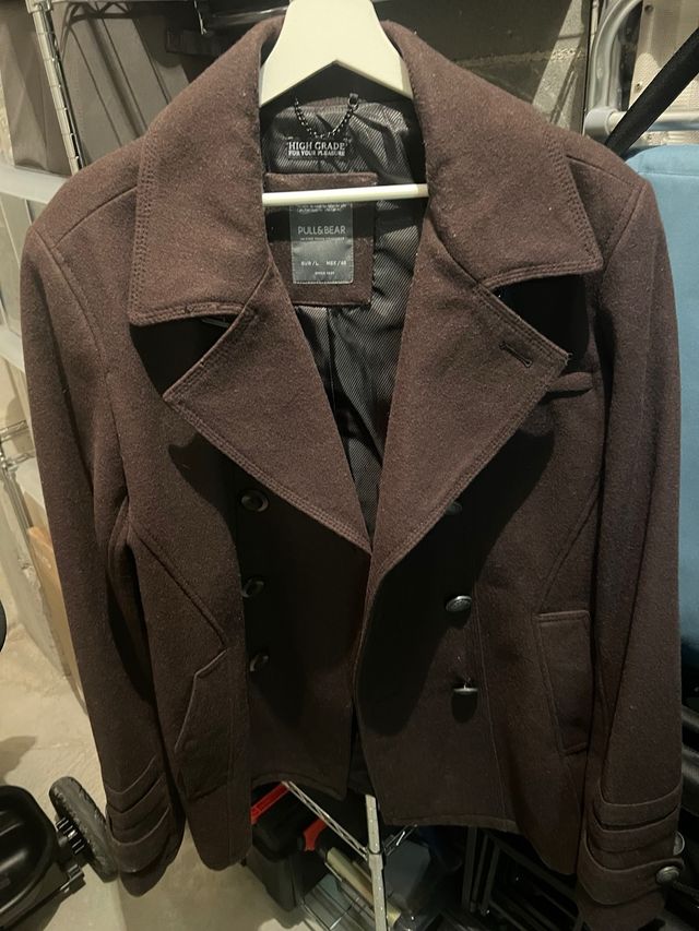 Abrigo Pull&Bear marrón - Talla M
