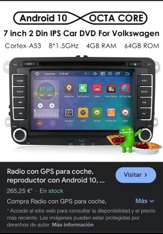 Radio Coche Android 7" GPS