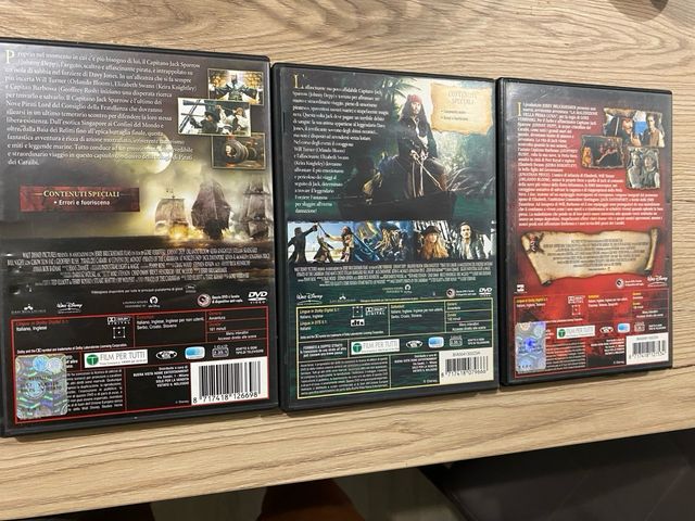 Pirati Caraibi (DVD) 1,2,3