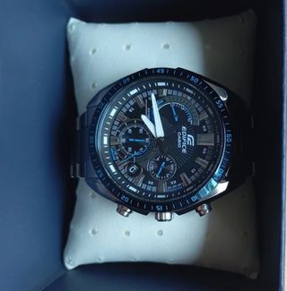 Reloj CASIO EDIFICE - Azul y Plata RELOJ CRONÓGRAF