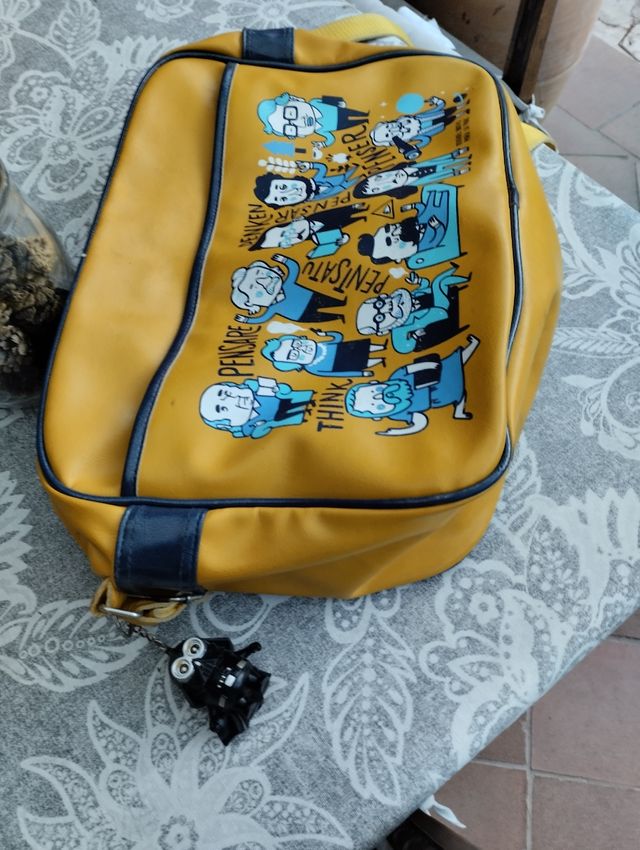 Bolso bandolera vintage amarillo