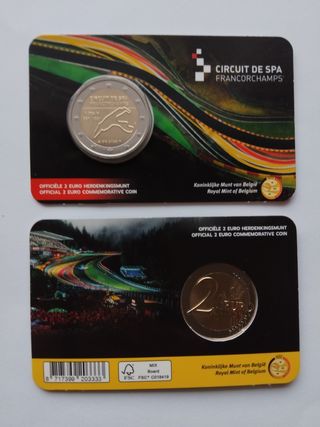 Moneda🇧🇪 2€ Bélgica 2025 Spa * coincard *