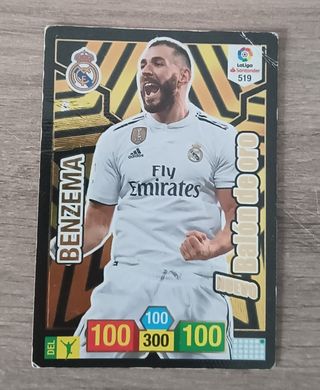 Carta Benzema Balón de Oro Adrenalyn XL