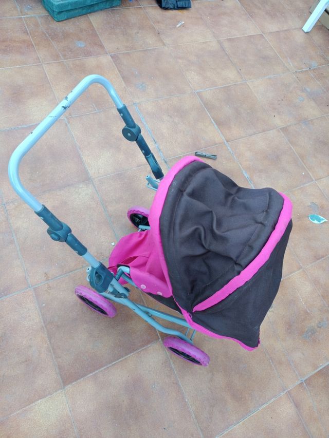 Carrito bebé niña rosa juguete