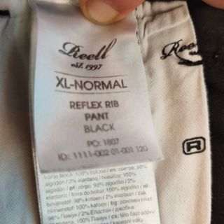 Pantalón jogger Reell negro hombre casual