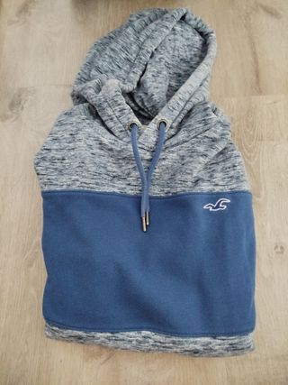 Sudadera Hollister gris-azul