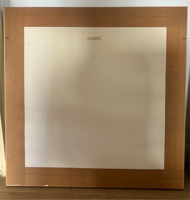 Cuadro decorativo flores - Blanco plata