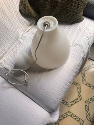 Lámpara Ikea blanca - Techo