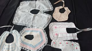 Baberos vintage bebé - 8uds
