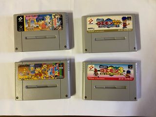4x Super Famicom Konami: Goemon