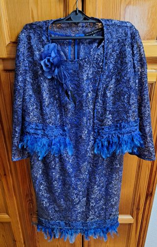 Traje Fiesta Ainoa & Martina azul