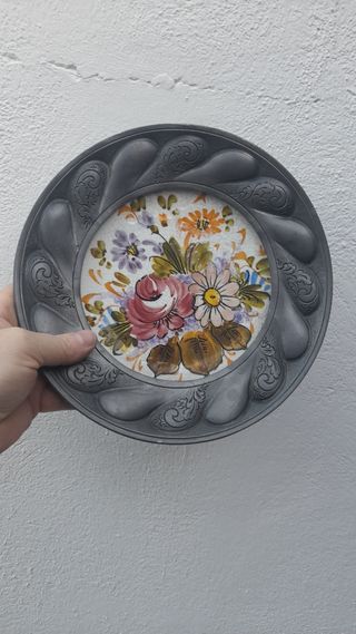 2 Piatti Decorativi Vintage