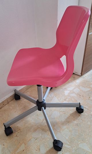 SILLA ESCRITORIO GIRATORIA ROSA