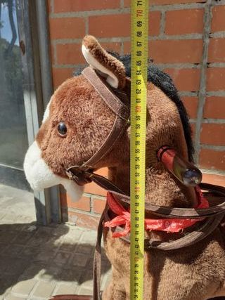 Caballito mecedora marrón