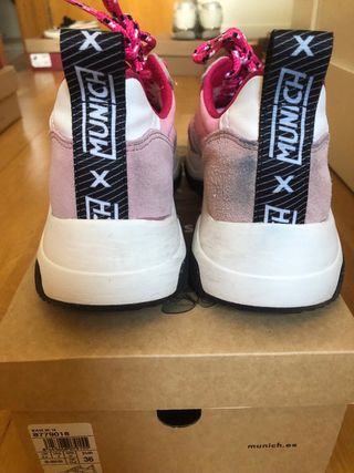 Zapatillas Munich rosa n36