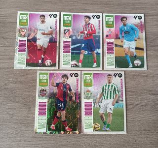 5 Cromos Master Rookie MGC 25-26