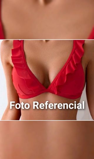 Brasier rojo (Sin bikini)