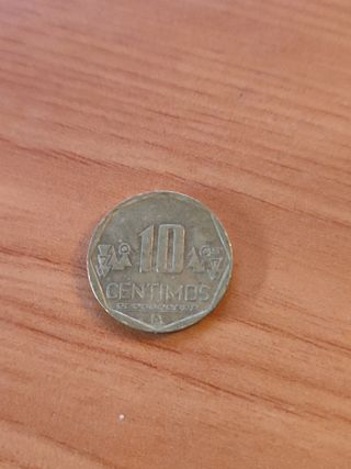 Moneda Peru 10 cnt 2018