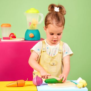 Juego de comida Battat - 6 verduras de madera