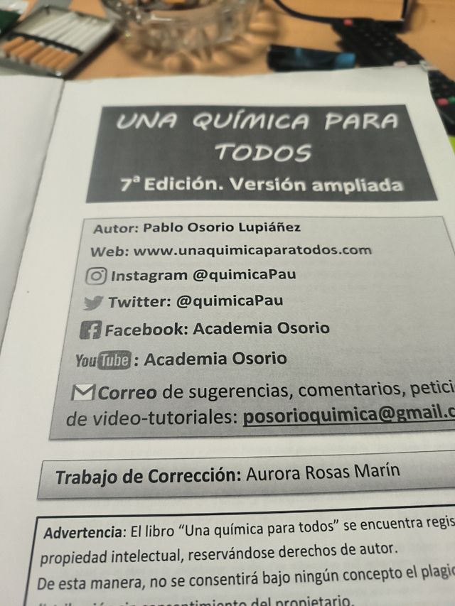 Una Química Para Todos