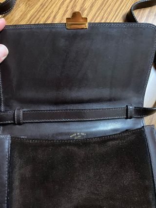Gucci vintage - borsa a tracolla marrone