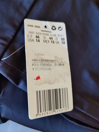 Pantalones Mango T.46